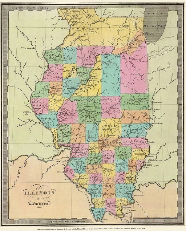 Picture of ILLINOIS - BURR 1834