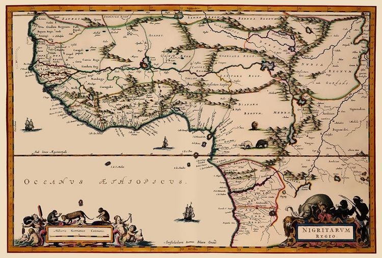 Picture of WESTERN AFRICA - DAPPER 1670