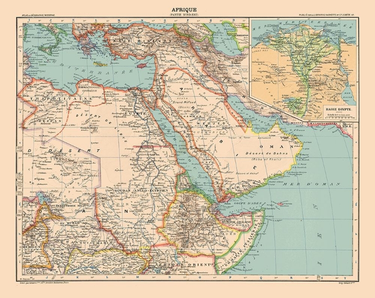 Picture of NORTH EAST AFRICA - SCHRADER 1908