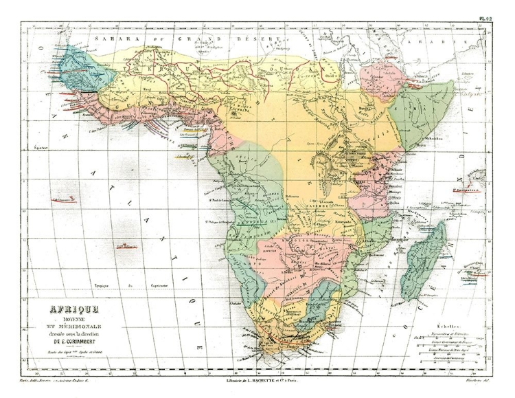 Picture of AFRICA - CORTAMBERT 1880