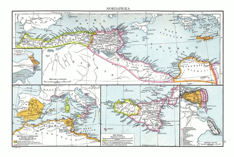 Picture of NORTH AFRICA - DROYSEN 1886