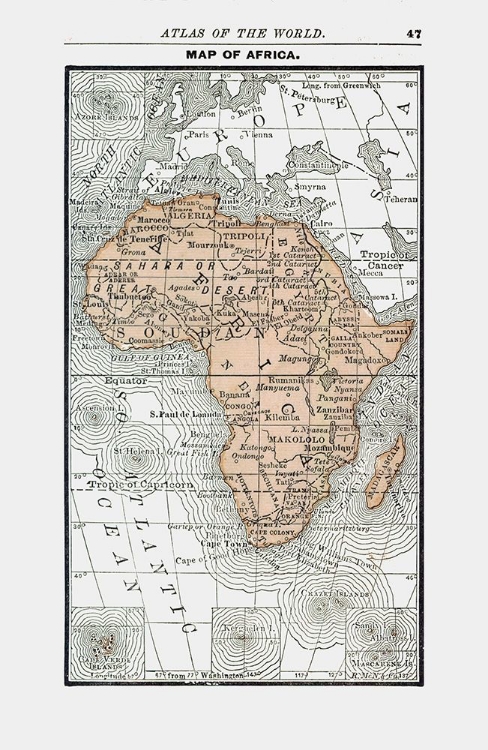 Picture of AFRICA - ALDEN 1886