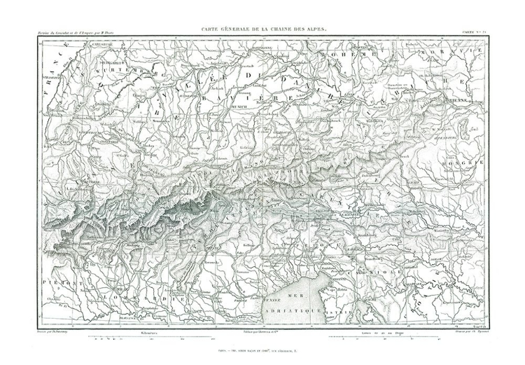 Picture of ALPS EUROPE - THIERS 1866