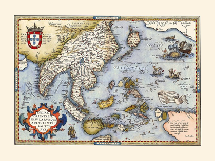 Picture of SOUTHEAST ASIA INDONESIA INDIA - ORTELIUS 1570