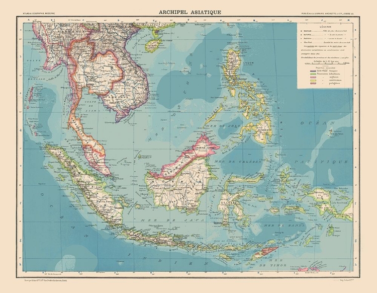 Picture of ASIATIC ARCHIPELAGO - SCHRADER 1908