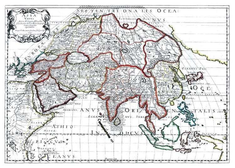 Picture of ASIA - SANSON 1641