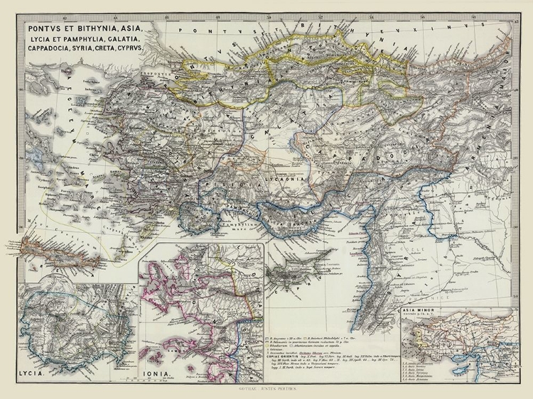 Picture of ASIA MINOR MIDDLE EAST - SPRUNER 1865