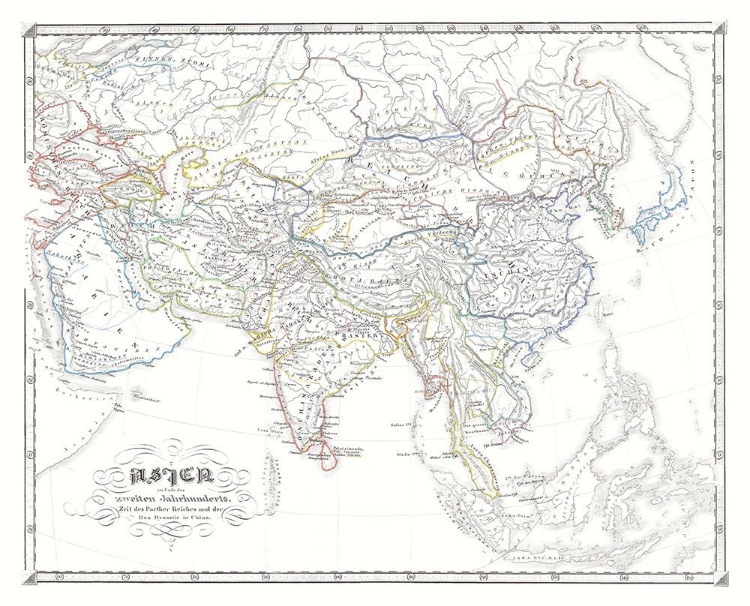 Picture of ASIA PARTHIAN EMPIRE HAN CHINA - SPRUNER 1855