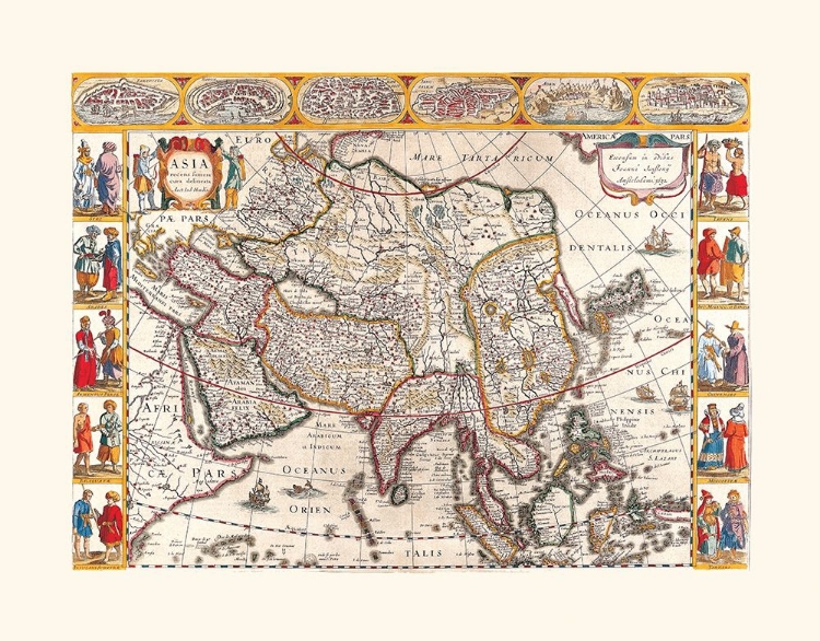 Picture of ASIA - JANSSONIUS 1632