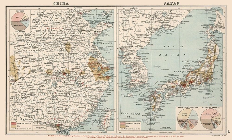 Picture of ASIA CHINA JAPAN EXPORTS - BARTHOLOMEW 1907