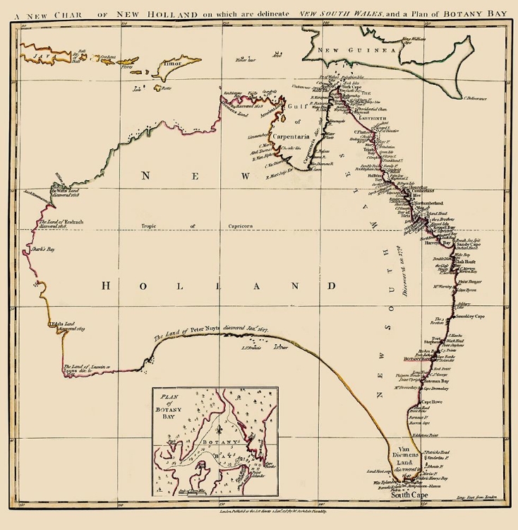 Picture of AUSTRALIA NEW HOLLAND - STOCKDALE 1767