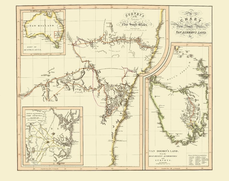 Picture of AUSTRALIA NEW SOUTH WALES VAN DIEMENS LAND