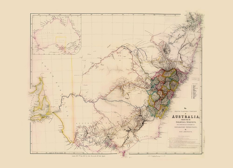 Picture of SOUTHEAST AUSTRALIA - ARROWSMITH 1844