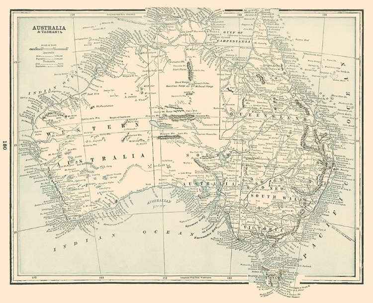 Picture of AUSTRALIA TASMANIA - RATHBUN 1893