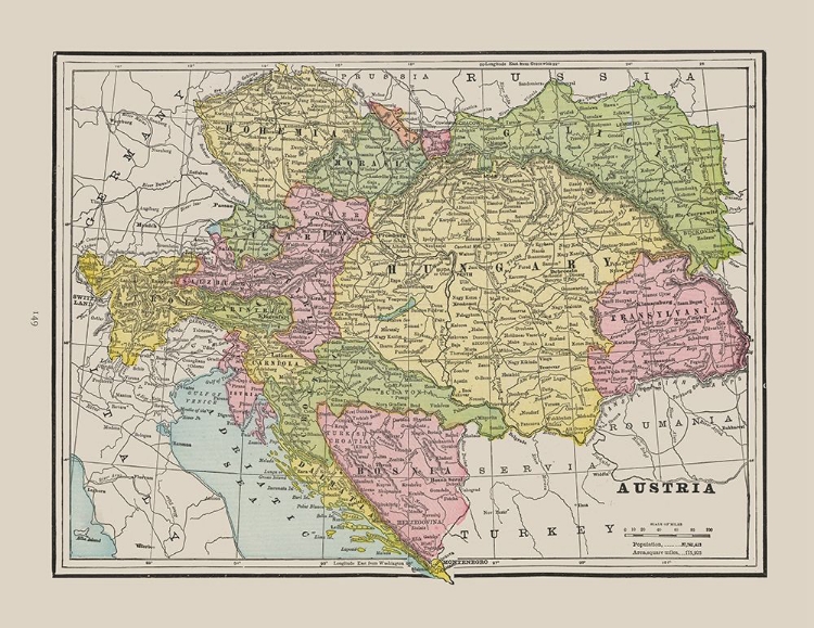 Picture of AUSTRIA - CRAM 1892