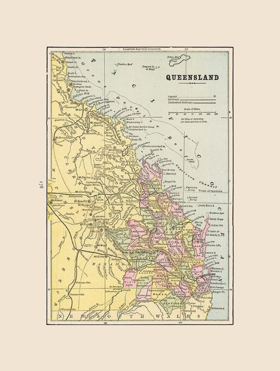 Picture of QUEENSLAND AUSTRALIA - CRAM 1892