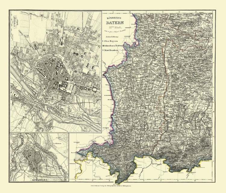 Picture of BAVARIA GERMANY - RADEFELD 1858