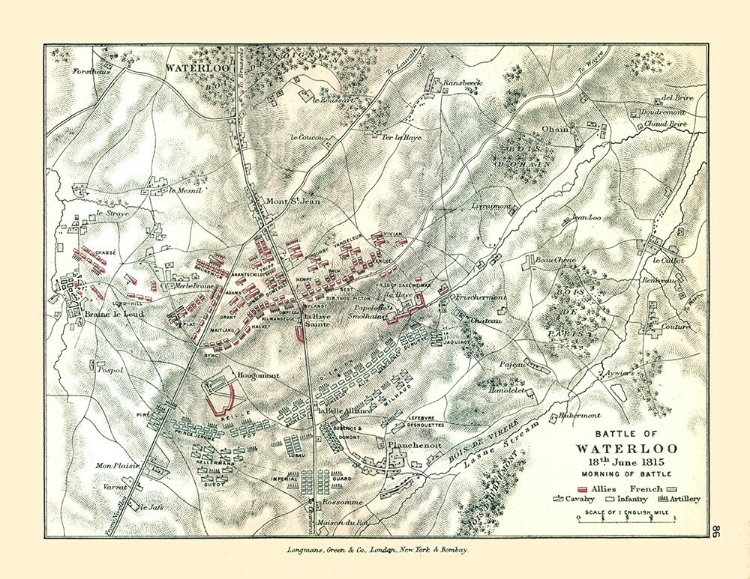 Picture of WATERLOO 1815 BELGIUM - GARDINER 1902