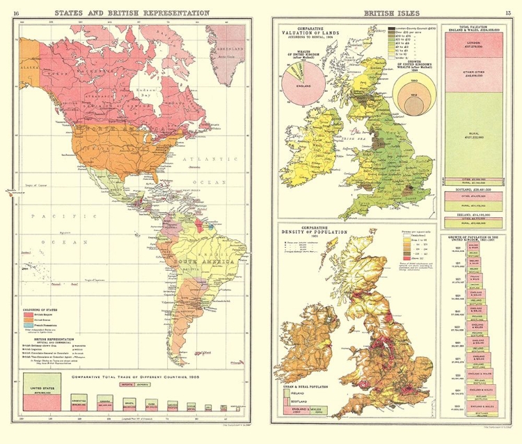 Picture of BRITISH TRADE UNITED KINGDOM - BARTHOLOMEW 1907