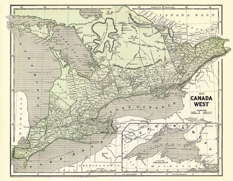 Picture of WEST CANADA - MORSE 1845