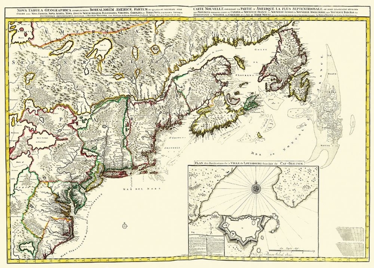 Picture of NEW ENGLAND CANADA - 1695