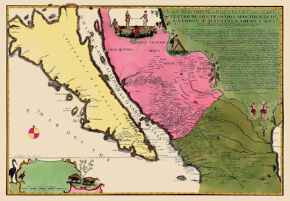 Picture of NORTH AMERICA CALIFORNIA ISLAND - DE FER 1720