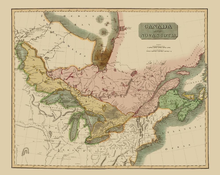 Picture of NOVA SCOTIA CANADA - THOMSON 1817