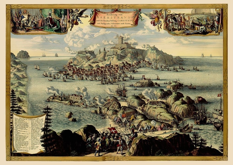 Picture of CARLSTEN FORTRESS MARSTRAND SWEDEN - FECIT 1677