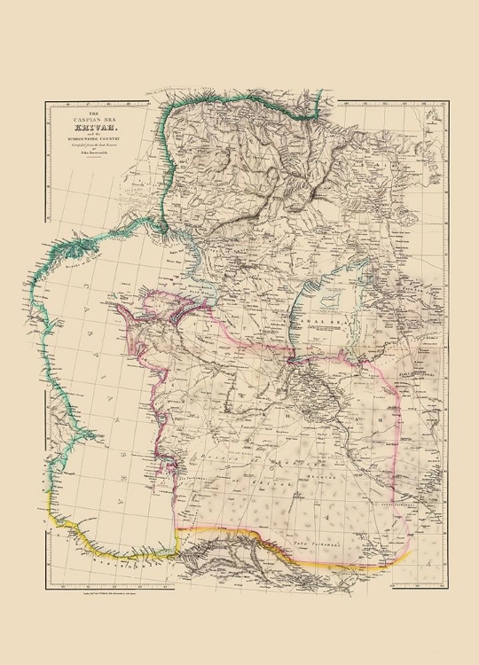 Picture of CASPIAN SEA REGION ASIA - ARROWSMITH 1844