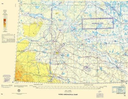 Picture of LESSER SLAVE LAKE AERONAUTICAL SHEET - USAF 1963