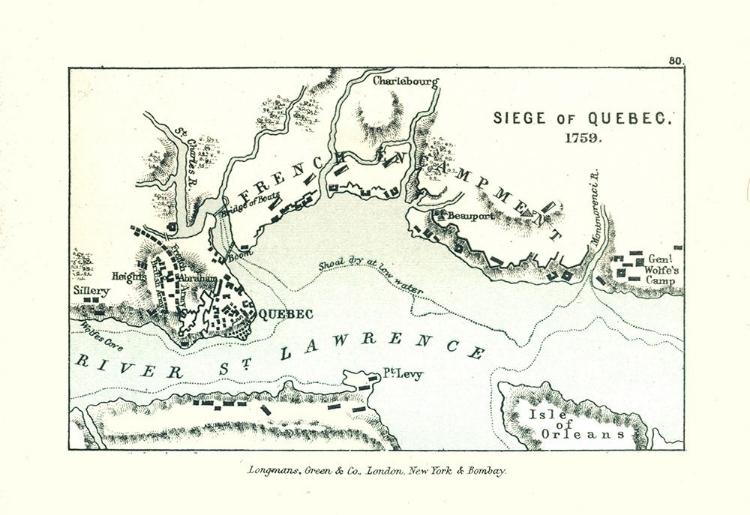 Picture of SIEGE OF QUEBEC IN 1759 CANADA - GARDINER 1902