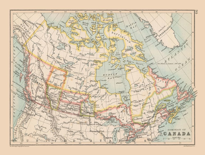 Picture of CANADA - BARTHOLOMEW 1892