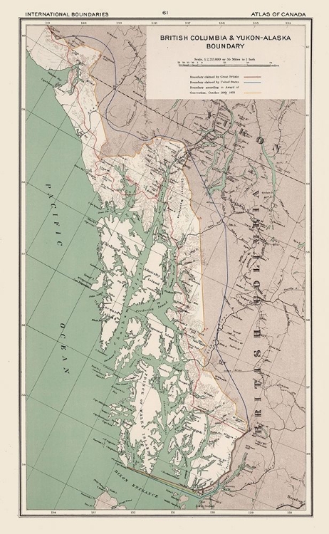 Picture of YUKON CANADA BRITISH COLUMBIA - WHITE 1915