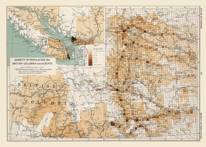 Picture of ALBERTA CANADA 1911 BRITISH COLUMBIA