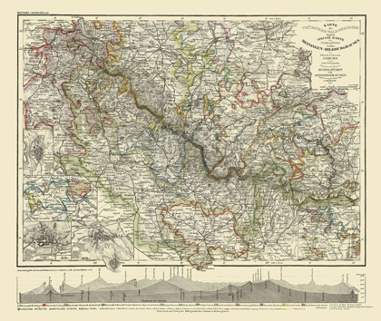 Picture of COBURG HILDBURGHAUSEN REGION GERMANY - MEYER 1849