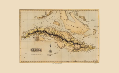 Picture of CARIBBEAN CUBA - LUCAS 1823