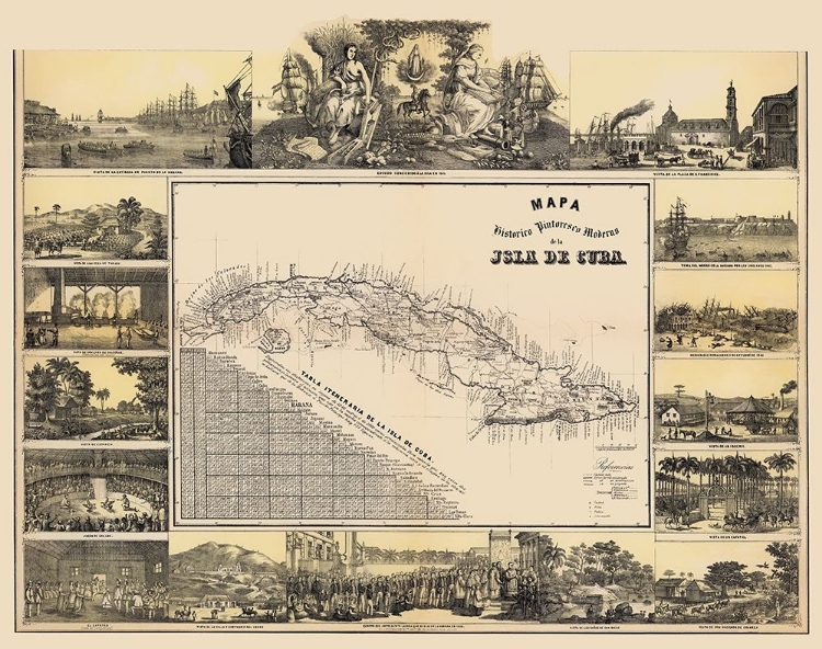 Picture of CARIBBEAN CUBA - MAY 1853