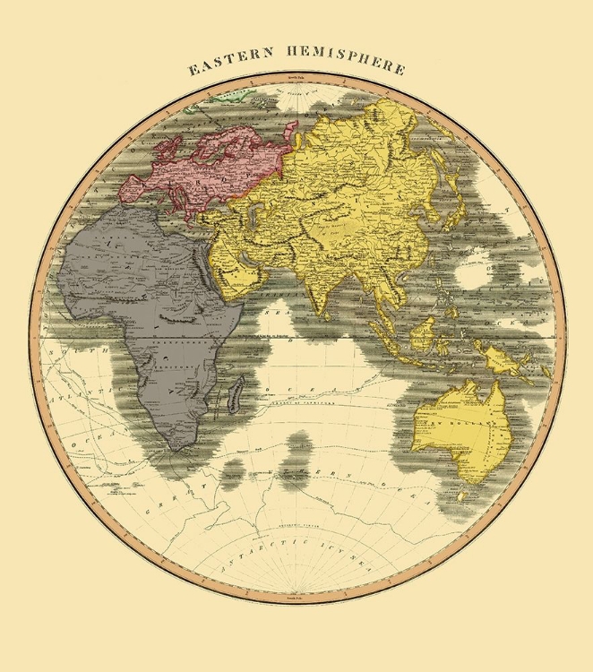 Picture of EASTERN HEMISPHERE - THOMSON 1814