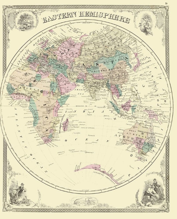 Picture of EASTERN HEMISPHERE - BASKIN 1876