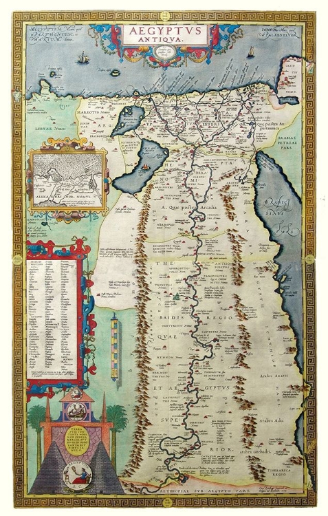 Picture of AFRICA ANCIENT EGYPT - ORTELIUS 1570