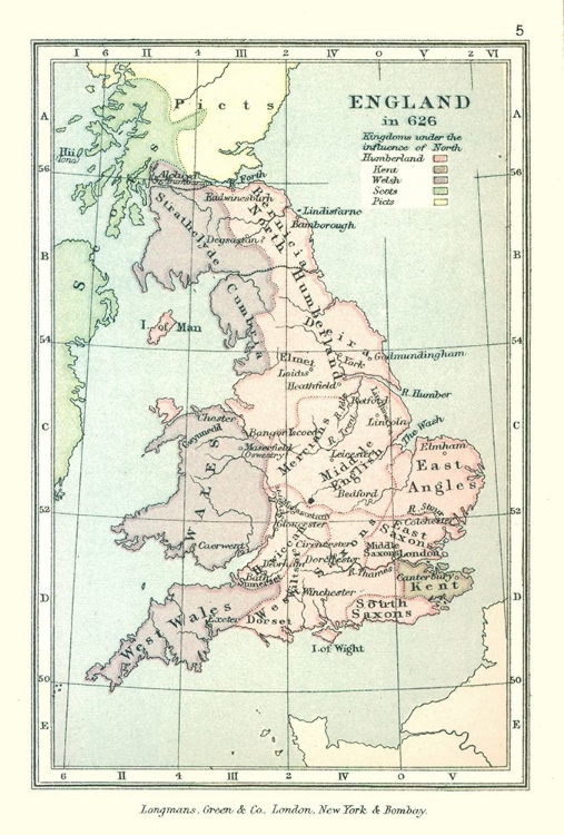 Picture of ENGLAND IN 626 - GARDINER 1902