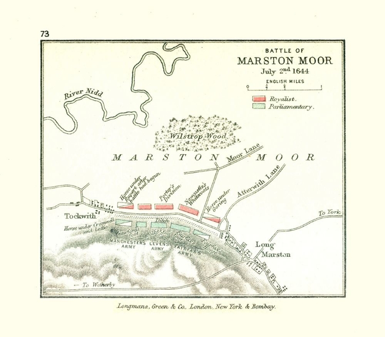 Picture of MARSTON MOOR 1644 ENGLAND - GARDINER 1902