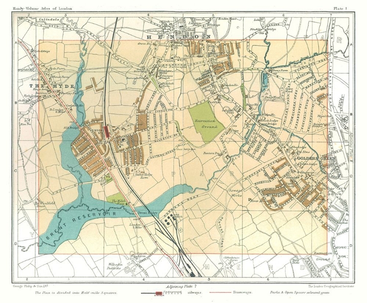 Picture of HENDON LONDON ENGLAND - PHILIP 1904