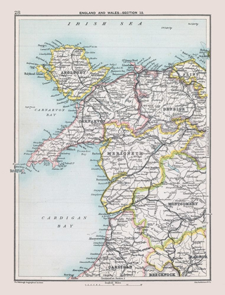 Picture of WEST ENGLAND - BARTHOLOMEW 1892