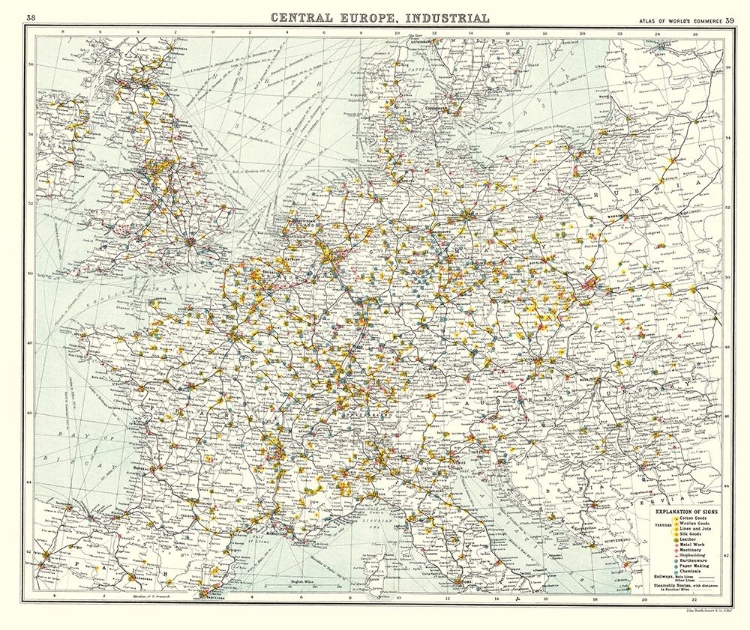 Picture of CENTRAL EUROPE INDUSTRIAL  - NEWNES 1907