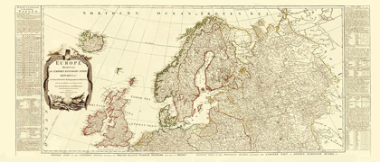 Picture of NORTHERN EUROPE - SAYER 1787
