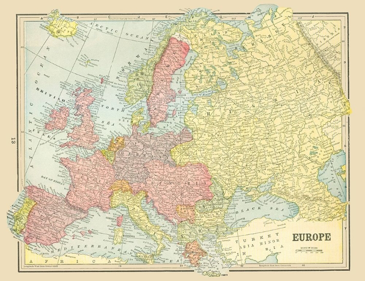 Picture of EUROPE - CRAM 1898