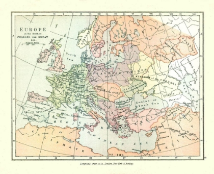 Picture of EUROPE IN 814 - GARDINER 1902