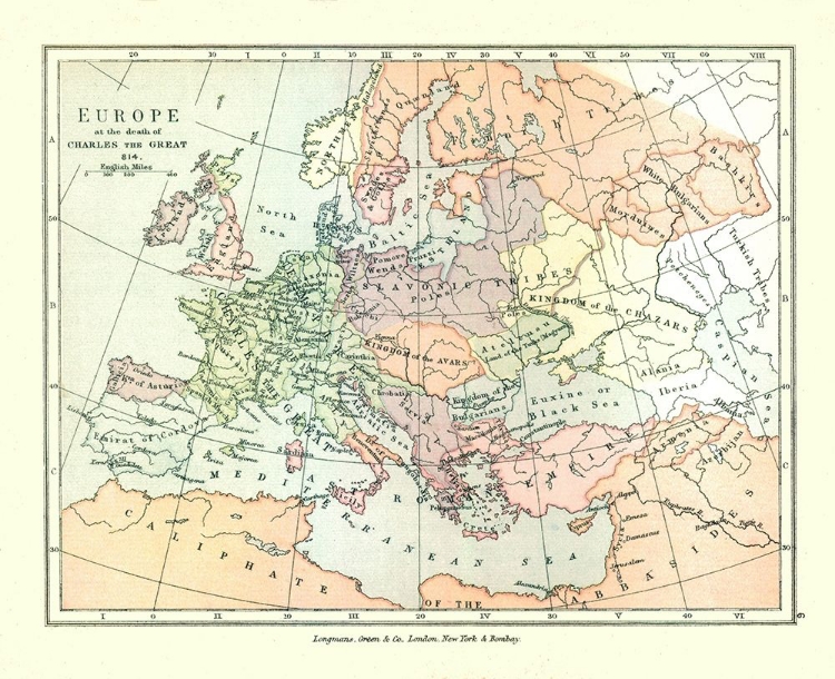 Picture of EUROPE IN 814 - GARDINER 1902