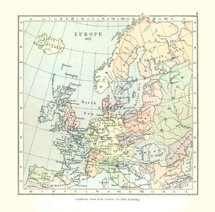 Picture of EUROPE IN 912 - GARDINER 1902